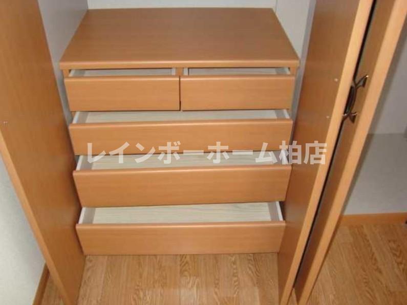 収納　大きなスペースがあり、収納には困りません