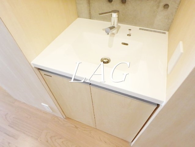 洗面設備　洗面台です。