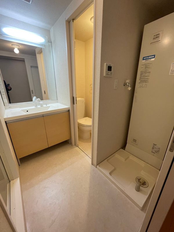 洗面設備　203号室(2021.12.11)