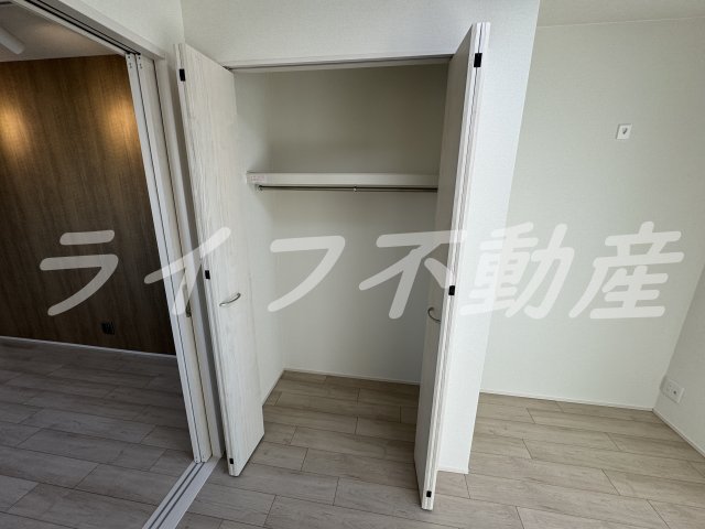 収納　たっぷりとした収納スペースです