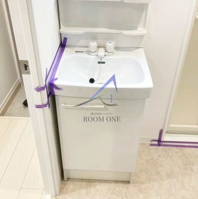 洗面設備　洗面台です。