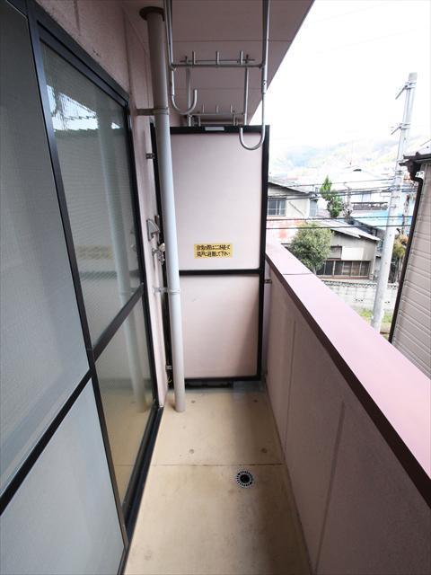 バルコニー　松山市清水町　ガーデンコーポ清水　ベランダ