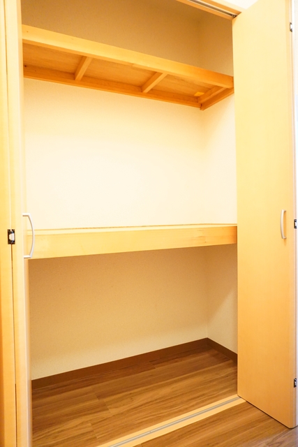 収納　増えがちな荷物をスッキリ収納できる大きめクローゼットです♪