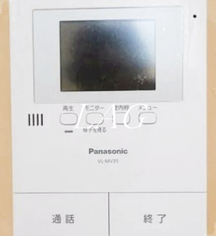 セキュリティ　モニター付きインターホンです。