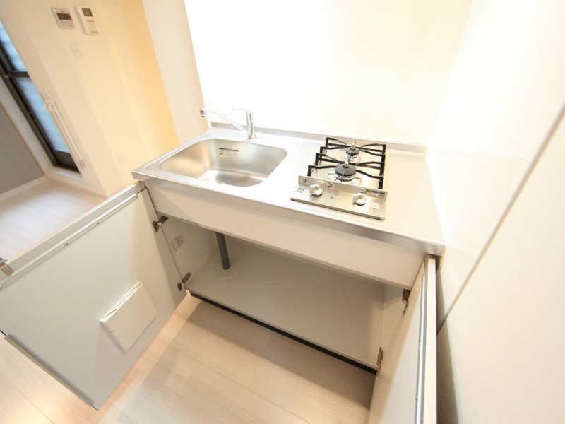 キッチン　システムキッチン（2口ガスコンロ）