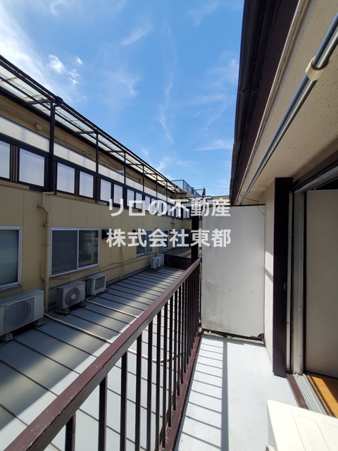 バルコニー　陽当たり良好！洗濯物もよく乾きます♪