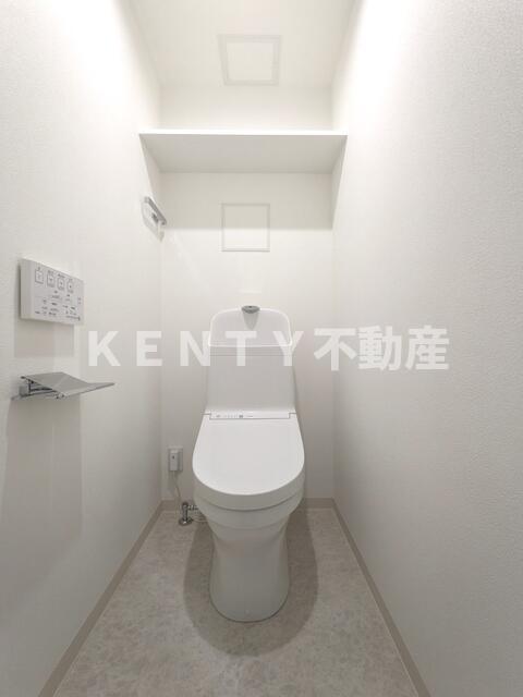 トイレ　ゆったりとした空間のトイレです