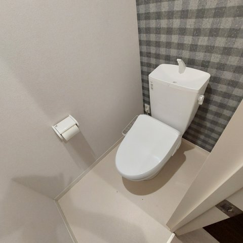 トイレ　ゆったりとした空間のトイレです