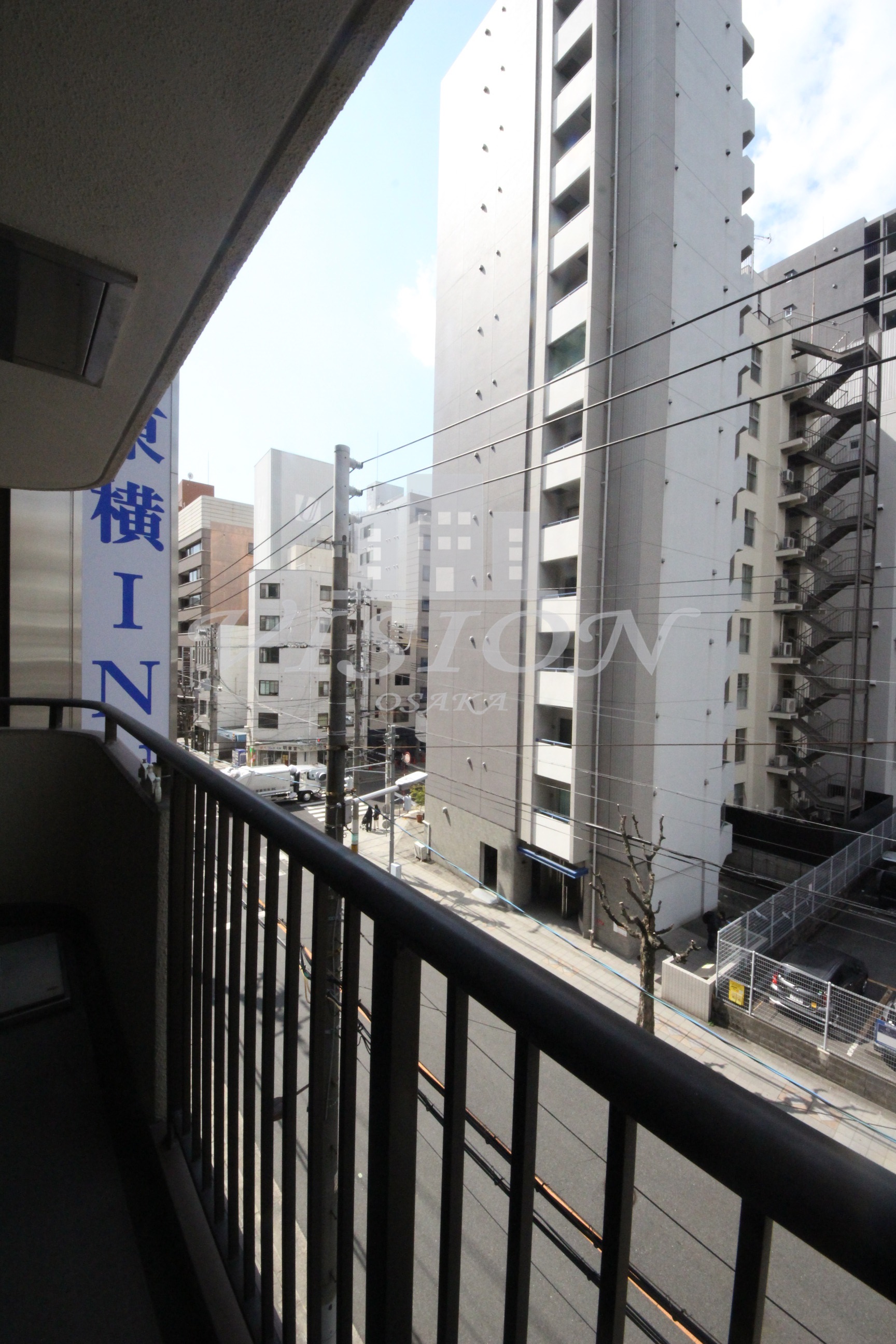 バルコニー　写真は別タイプのお部屋です。