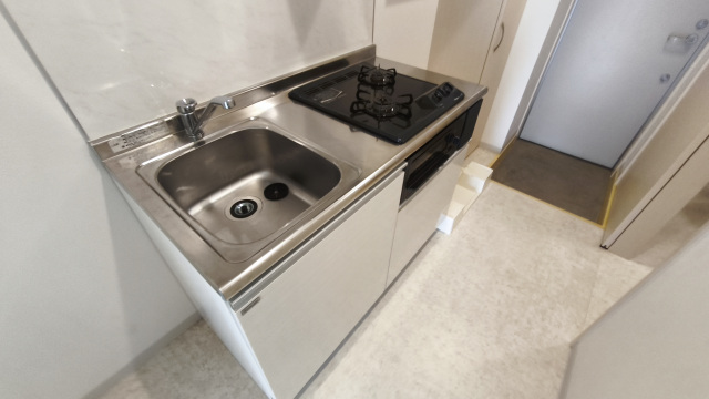 キッチン　2口コンロ付き☆（画像は202号室になります）