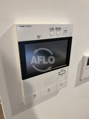 セキュリティ　ザ・パークハビオ同心　モニター付きインターホン
