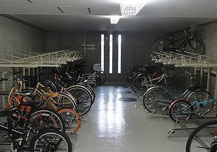 駐車場　駐輪場です