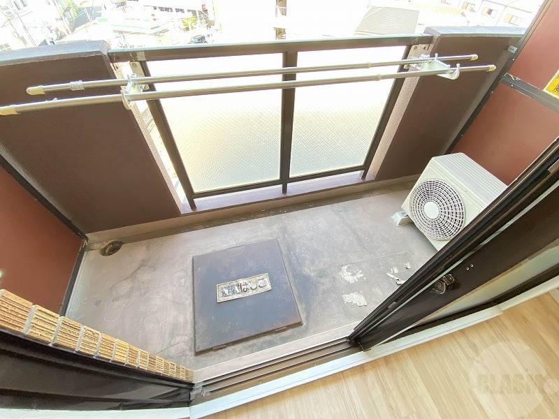 バルコニー　同タイプ別部屋の写真