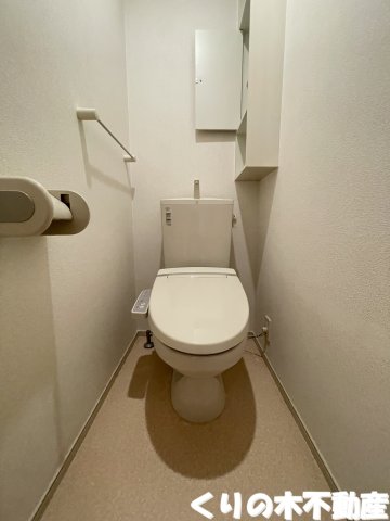 トイレ　ゆったりとした空間のトイレです