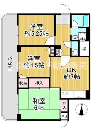 シャルム小阪壱番館の間取り写真