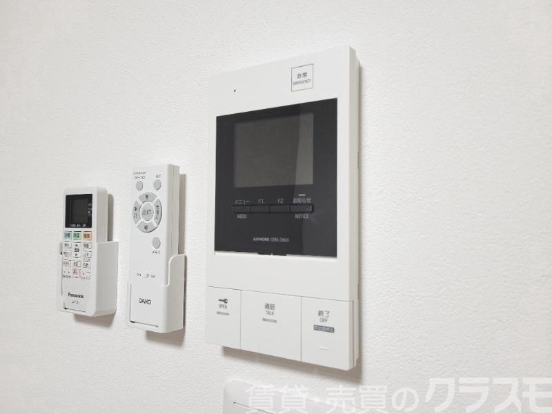 その他設備　来訪者が確認できるモニターホン♪