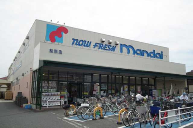 スーパー　万代松原店（スーパー）まで1079m