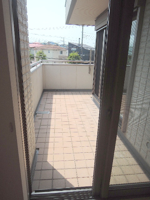 バルコニー　広々としたバルコニーです