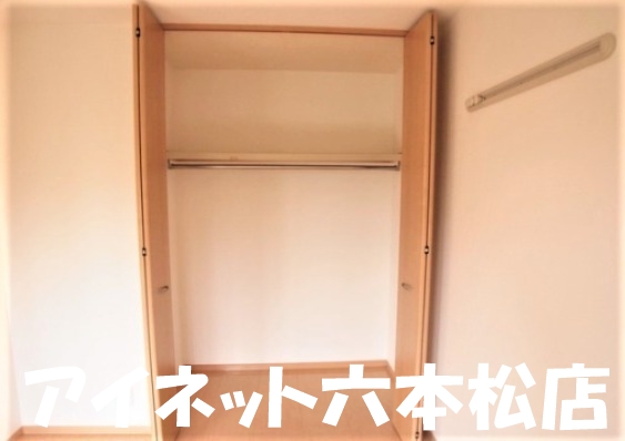 収納　大荷物でも安心。