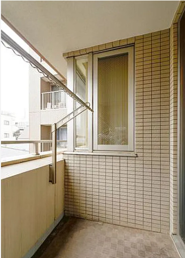 バルコニー　※別部屋の参考写真です。