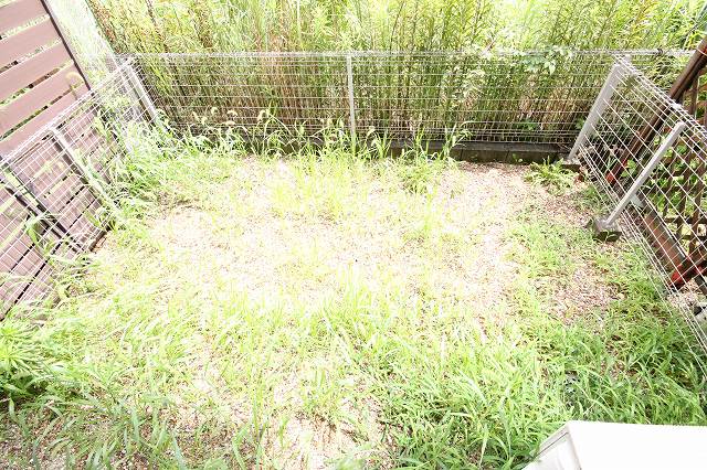 庭　お庭で自由な時間を過ごせます