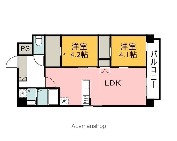 2LDK Mansion in Naka-ku, Hiroshima, Hiroshima — photo 2 of 3