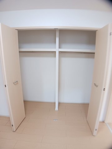 収納　たっぷりとした収納スペースです