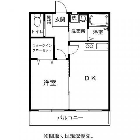 ヴィラ-ジュRKの間取り写真