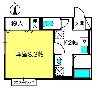 クレールIIの間取り写真