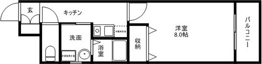 クリーンハイムIIの間取り写真