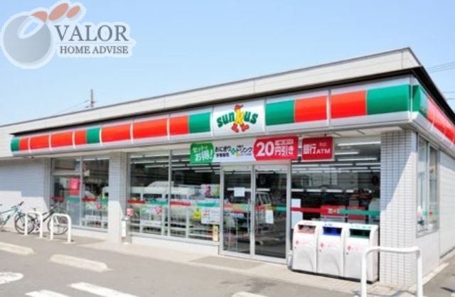 コンビニ　サンクス武蔵新城南口店（コンビニ）まで829m