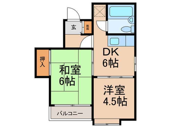 第2杉本ビルの間取り写真