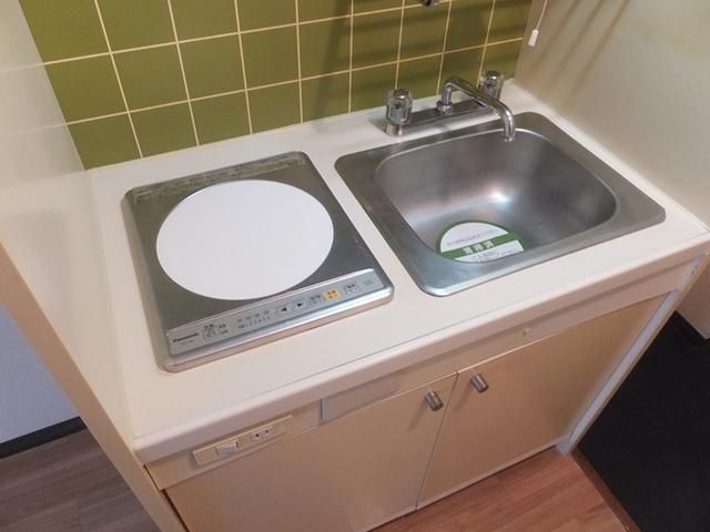 キッチン　システムキッチン1口コンロ