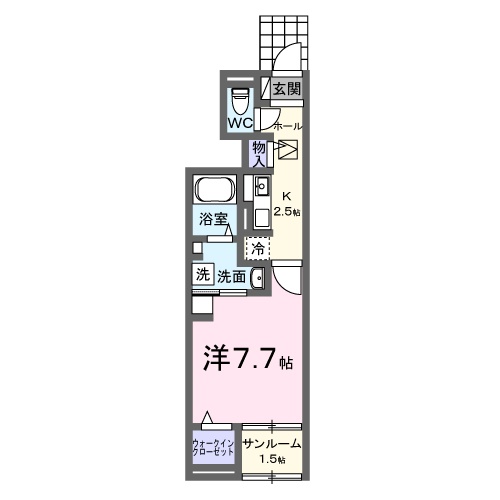 ラフレシャンタン さいかの間取り写真