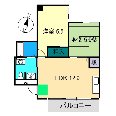 カサグレイズの間取り写真