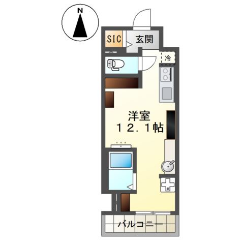 仮)宇都宮市東宿郷 マンション新築工事の間取り写真