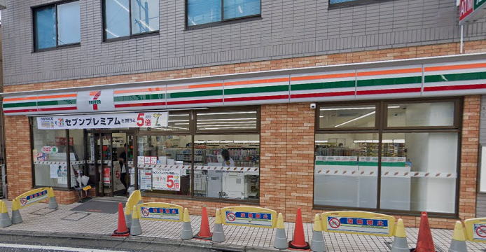 コンビニ　セブンイレブン溝の口店（コンビニ）まで347m