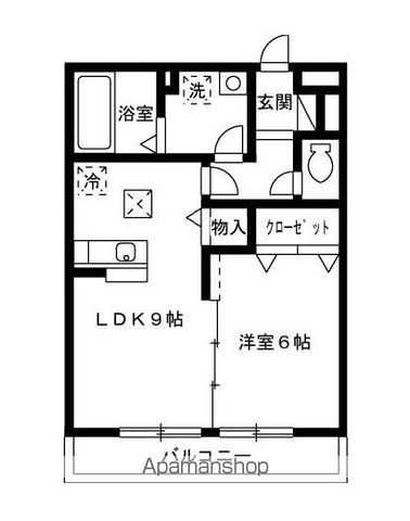 ＪＲ宇野線 備前西市駅 徒歩16分 3階建 築19年の間取り写真