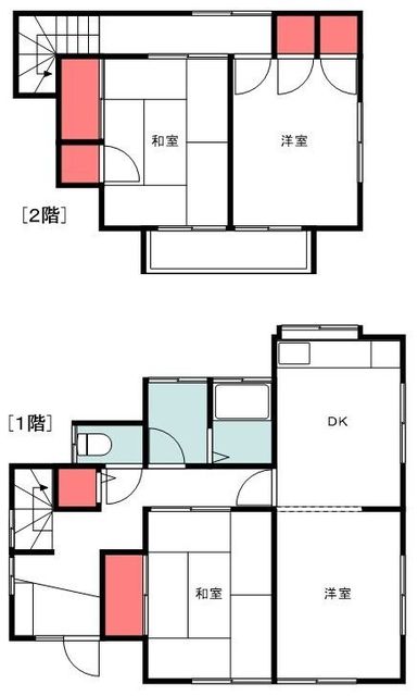 伊勢原市沼目戸建ての間取り写真