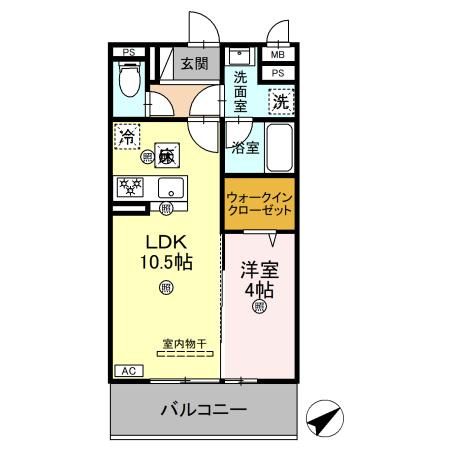レーヴィアの間取り写真