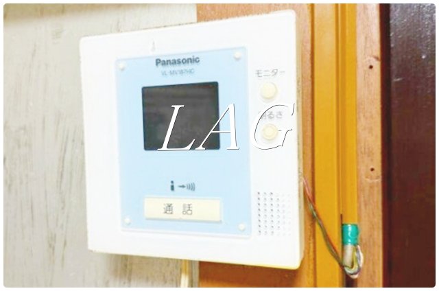 セキュリティ　モニター付きインターホンです。