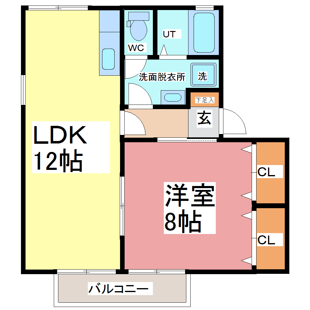 セジュール開発の間取り写真