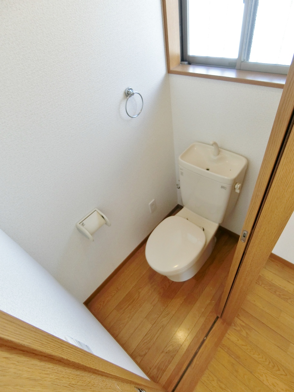 桶川市坂田1356-10 2部屋長屋 西側のトイレ写真