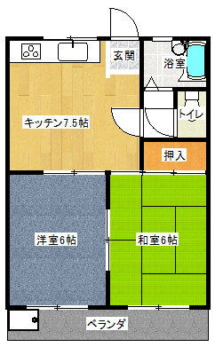 シャイニングヒルの間取り