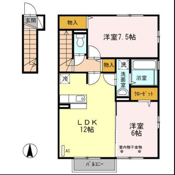 セジュール 桜つつみの間取り