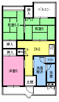 コーポサイプレスの間取り