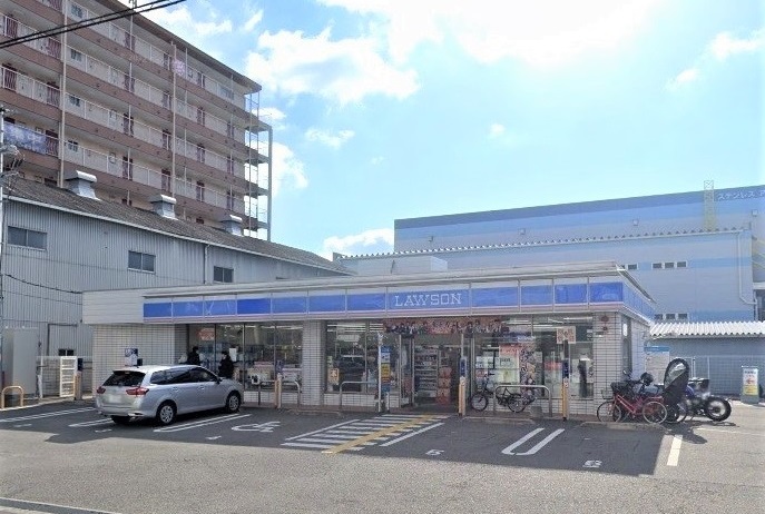 コンビニ　ローソン加美北4丁目店（コンビニ）まで76m