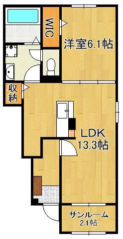 ブリーズアークＢの間取り