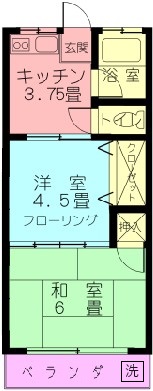 上本郷シティハイツの間取り