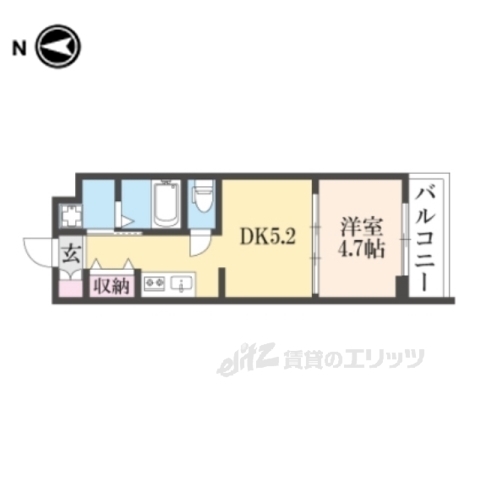 【ファステート京都西ＫＩＷＡＭＩの間取り】